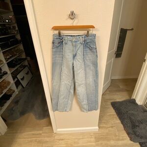Levi's Baggy Dad Jeans in Light Blue